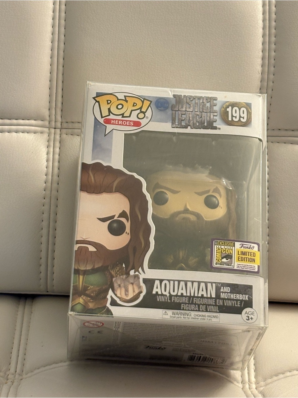 Aquaman Justice League Comic Con Limited Edition Funko Pop 199